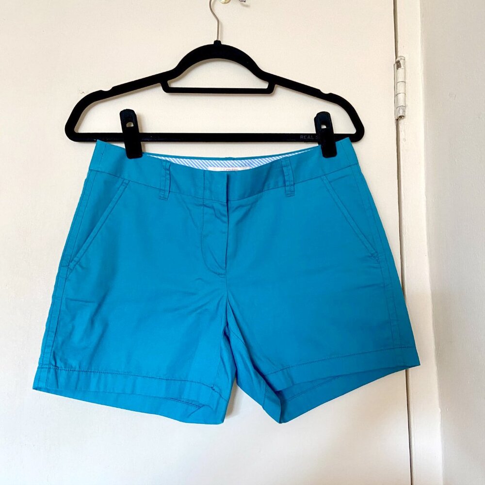 J Crew Factory 5” Classic Chino Shorts Size 4 NWT